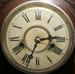 New Haven Carved Walnut Kitchen Mantle Clock