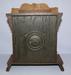 Carved Oak Visible Pendulum Cabinet Clock