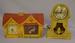 Lot of 2 Electric Animated Mantle Clock