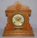 Antique Ingraham Oak #16 Cabinet Clock