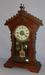 Antique E.N. Welch Walnut Kitchen Mantle Clock