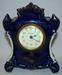 Lot of 4 2 Porcelain & 2 China Mantle Clocks