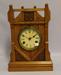 Antique Chauncey Jerome Oak Mantle Clock