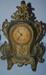 Lot of (2) Metal Case Novelty Mantle Clocks
