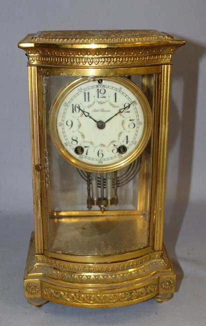 Seth Thomas Empire #8 Crystal Regulator Clock