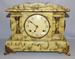 Waterbury 2 Column Painted Wood Mantle Clock