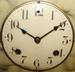 Waterbury 2 Column Painted Wood Mantle Clock
