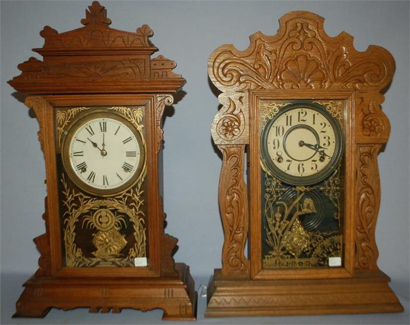 Antique Sessions & Welch Kitchen Mantle Clocks