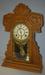 Antique Ingraham Oak Kitchen Mantle Clocks
