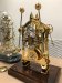 English, Sinclair Harding Grasshopper Skeleton Clock
