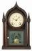 J.C. Brown 4 Column Gothic Ripple Shelf Clock