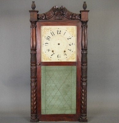 Asa Munger shelf clock