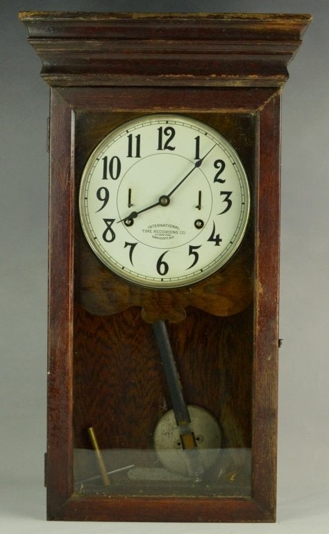 International Time Recording Co. Wall Clock