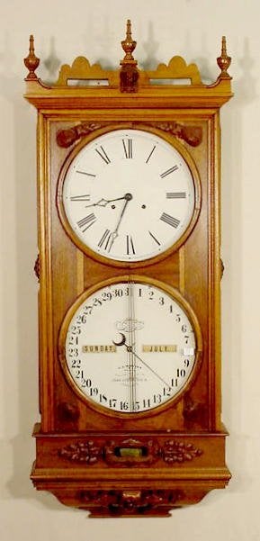 Ithaca Regulator No. 1 Calendar Clock