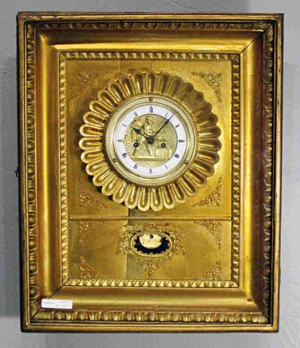 Biedermeier wall clock