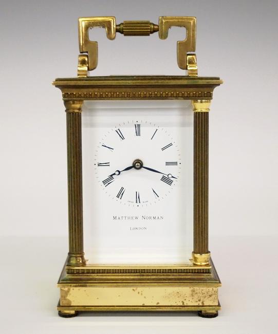 Matthew Norman Carriage clock