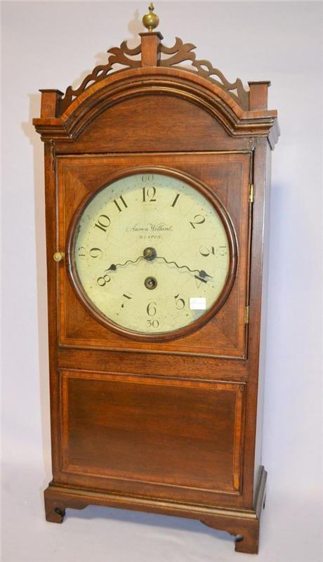 Antique Aaron Willard Weight Driven Shelf Clock