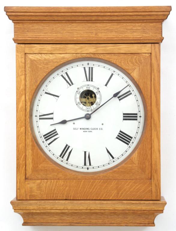Self-Winding Clock Company Wall Clock