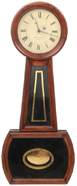 Howard & Davis No. 2 Weight Driven Banjo Clock