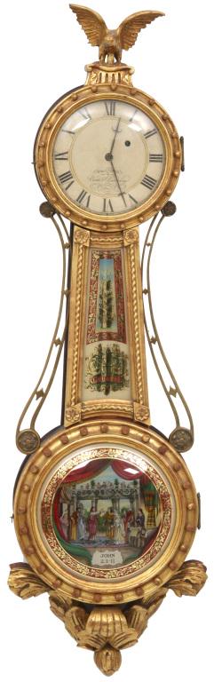 19th Century Girandole Banjo Clock