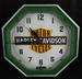 Original Harley Davidson Octagon Neon Clock