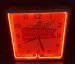 Johnson Sea Horse Neon Clock