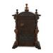 A Carved Rosewood Welch 'Patti VP' Shelf Clock