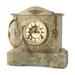 An Ansonia Onyx Mantel Clock