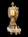 French Gilt Bronze and Marble Clock, Charles Hour, Retailed by Tiffany & Co.