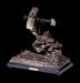 French Cast Metal Aeronautical Clock, After Xavier Raphanel