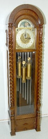 Colonial 9 Tube Fancy Grandfather Clock