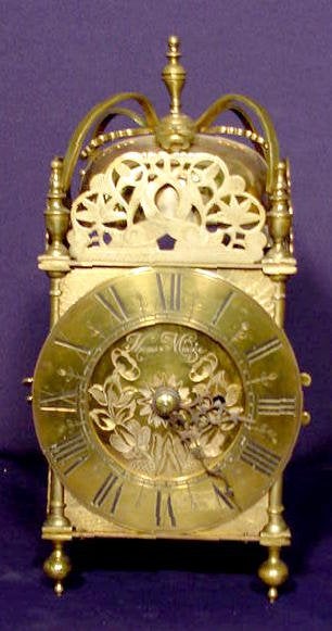 Thomas Mudge Brass Lantern Clock