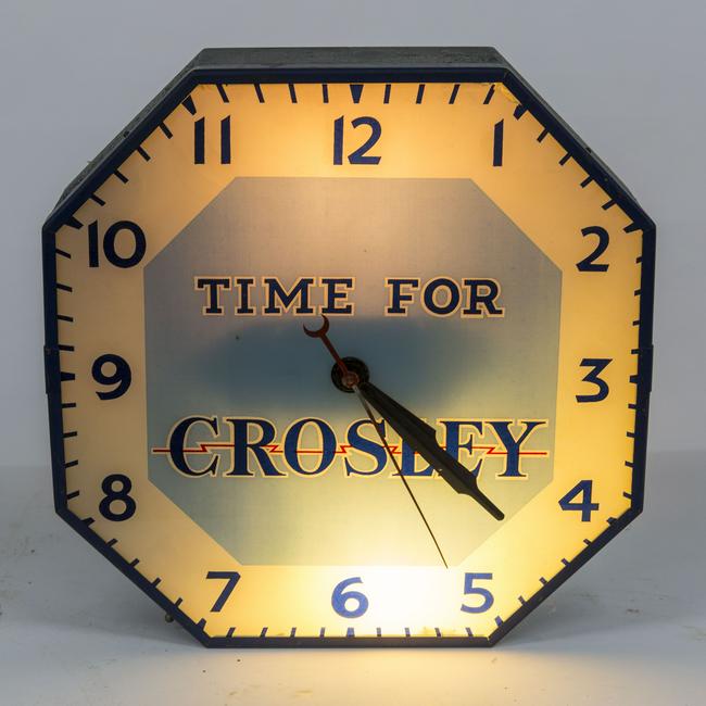 Lighted Crosley Clock