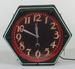 Two Color Neon Octagonal Hanging Clock