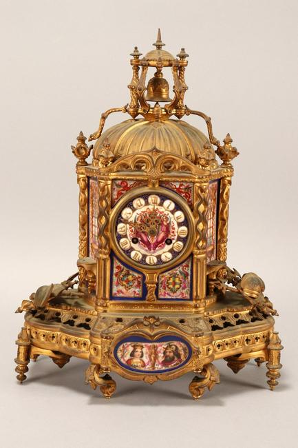 19th Century French Japy Freres Mantle Clock,