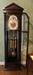 Hanson Clock Co. Mahogany Tall Case Clock