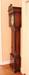 Circa 1800 Flame Mahogany Sheraton Long Case Clock