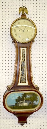 New Haven “Wilson” 30 Day Banjo Clock