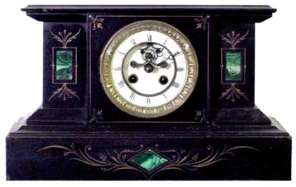 Late 19th Century French Marble Mantle Clock