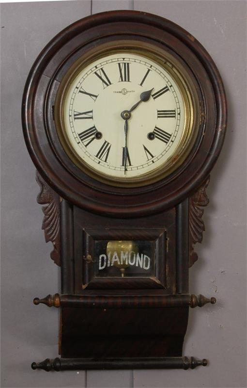 Antique Diamond Wall Clock