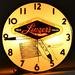 Linzer's Pure Bristle Brushes Lighted Clock