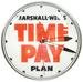 Marshall-Wells Time Pay Plan Lighted Clock