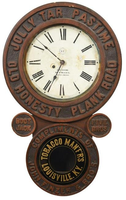 Jolly Tar Pastime "Old Honesty Plank Road" Baird Clock