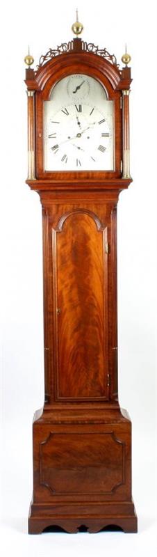 A George III mahogany longcase clock