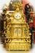 Late 18 C French Dore bronze & opaline mantel clock
