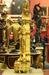 Late 18 C French Dore bronze & opaline mantel clock