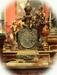 19 C Dore bronze mounted marble mantel clock with