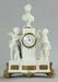Bisque porcelain and Dore bronze clock