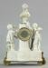 Bisque porcelain and Dore bronze clock