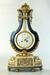 A Louis XVI Style Gilt Bronze,White Marble Mantel Clock